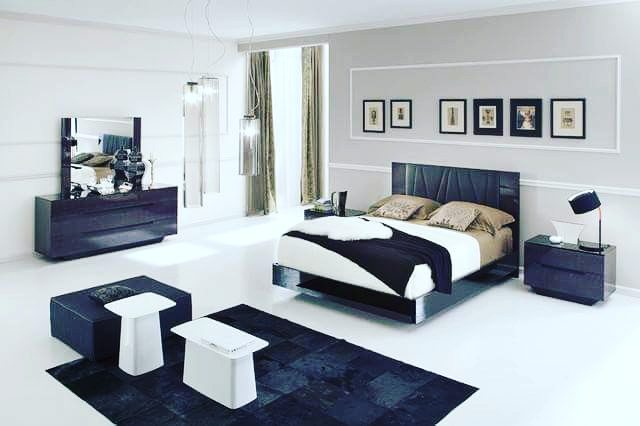 Beautiful home decor with boho style bedroom featuring warm colors and hanging lights