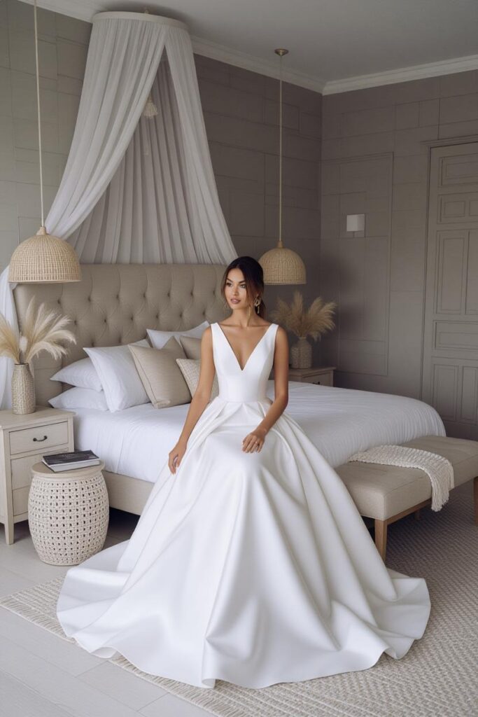 modern bedroom decor, white bedroom set, bedroom wall decor ideas