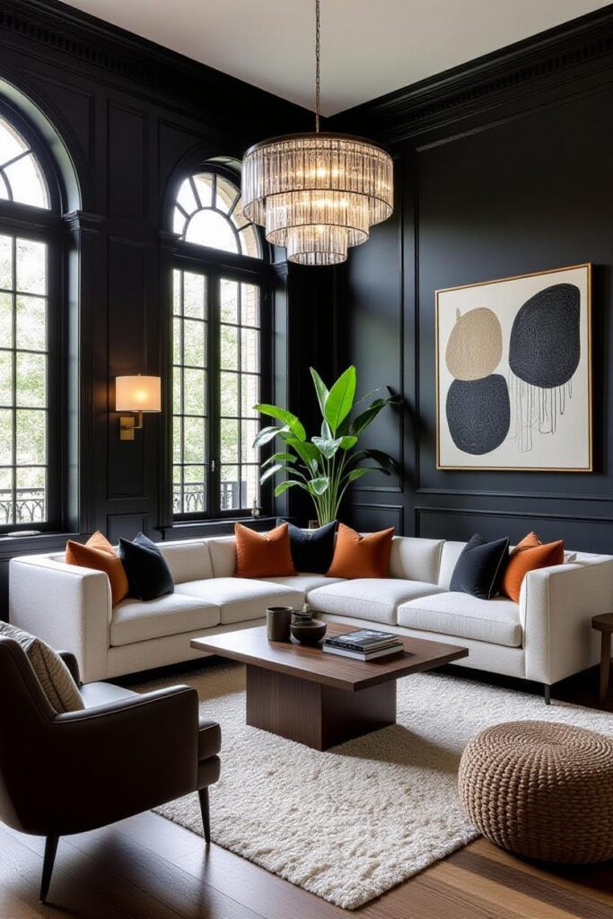 modern living room decor ideas with sleek furniture and neutral colors