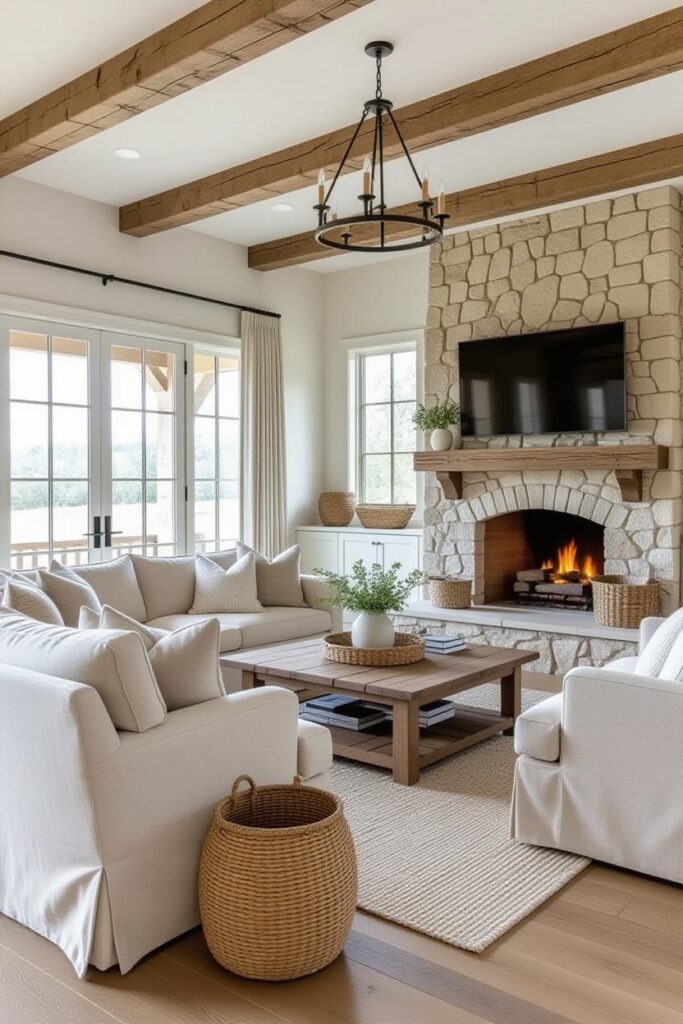 modern living room decor ideas with sleek furniture and neutral colors